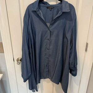 Denim Button Down Shirt- Zac & Rachel
